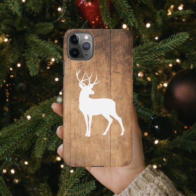 Vintaga Beauty Wood & Deer  iPhone Case (Creator Uploaded)