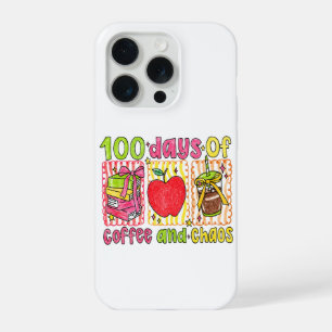 Vintage 100 Days Of School Rainbow Crayon  iPhone 15 Pro Case