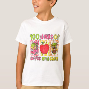 Vintage 100 Days Of School Rainbow Crayon T-Shirt
