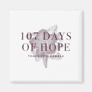 Vintage 107 Days Of Hope Thank You Kamala Harris Q Magnet