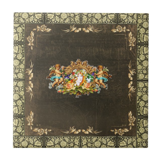 Vintage 114 ceramic tile (Front)