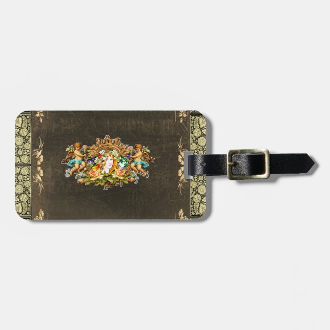 Vintage 114 luggage tag (Front Horizontal)