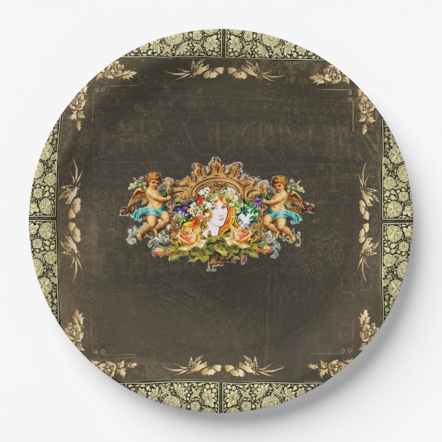 Vintage 114 paper plates (Front)