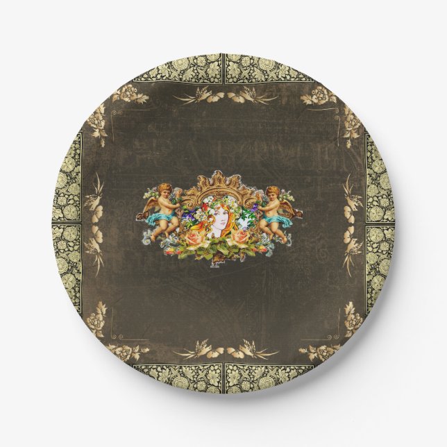 Vintage 114 paper plates (Front)