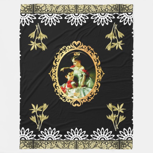 Vintage 115 fleece blanket (Front)
