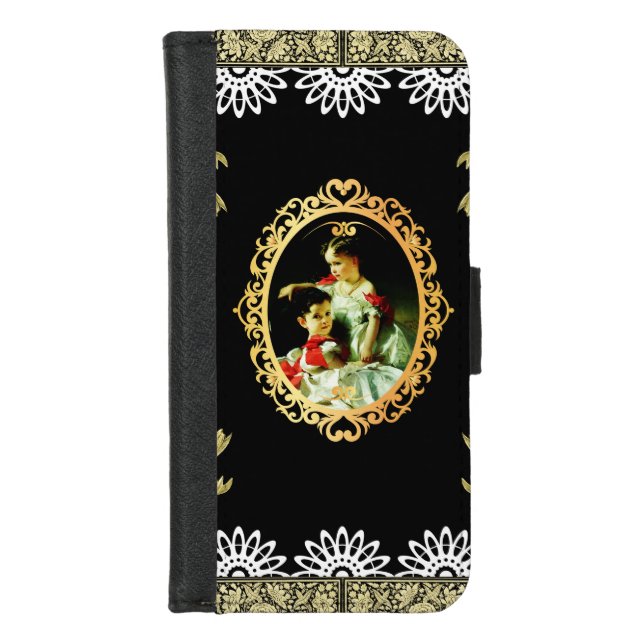 Vintage 115 iPhone wallet case (Front)