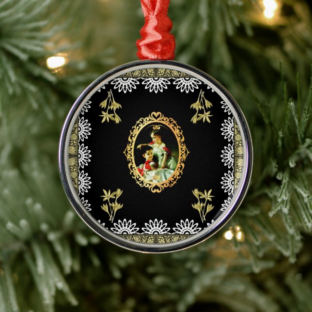 Vintage 115 metal ornament (Tree)