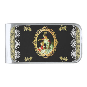 Vintage 115 silver finish money clip