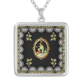 Vintage 115 silver plated necklace