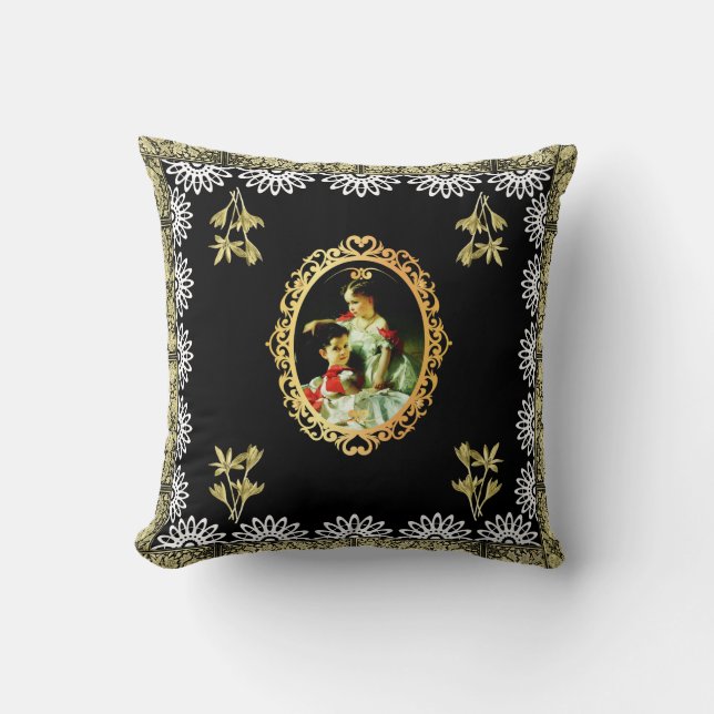 Vintage 115 throw pillow (Front)