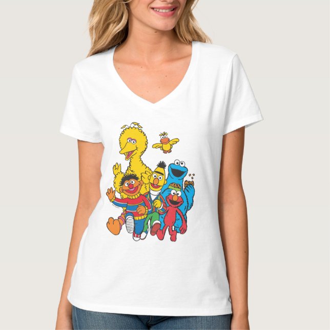Vintage 123 Sesame Street 2 T-Shirt (Front)