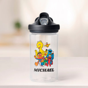 Vintage 123 Sesame Street   Add Your Name Water Bottle