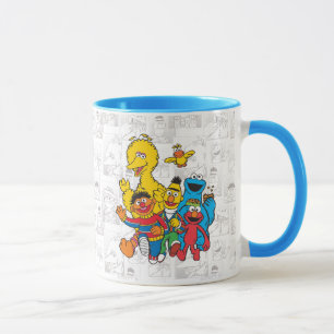 Vintage 123 Sesame Street Mug