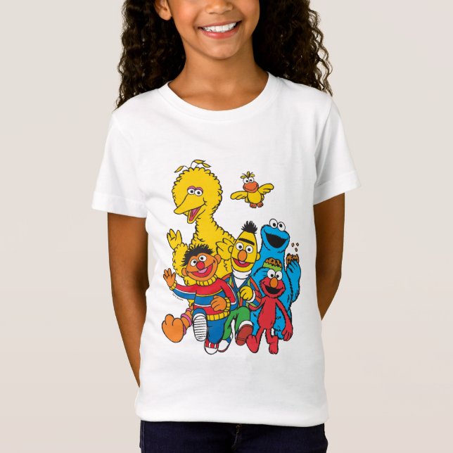 Vintage 123 Sesame Street  T-Shirt (Front)