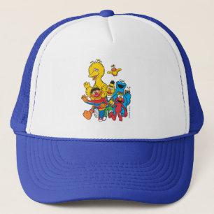 Vintage 123 Sesame Street Trucker Hat