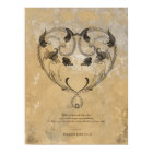 VINTAGE 16TH CENTURY HEART W/ SCRIPTURE