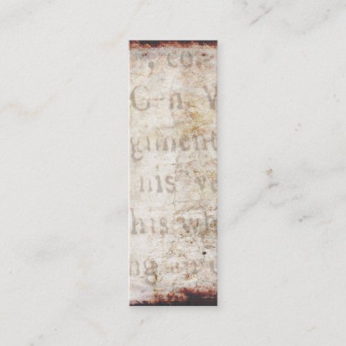 Vintage 1700s Antique Text on Parchment Paper Business Cards