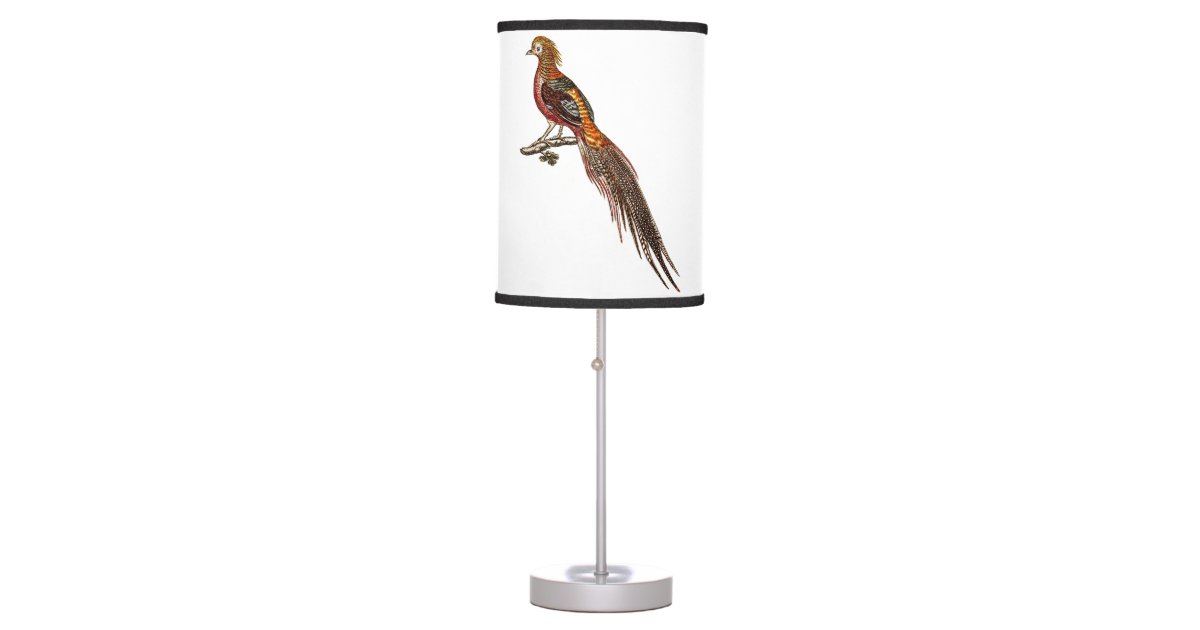 Vintage 1700s Pheasant Game Birds Pheasant Bird Table Lamp Zazzle Com