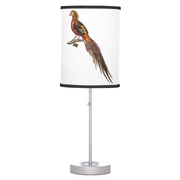 pheasant table lamp