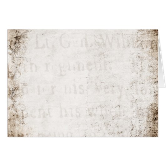 Vintage 1700s Tan Brown Text Parchment Paper Blank (Front Horizontal)