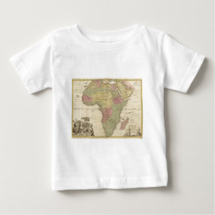 Vintage 1725 Africa Map Baby T-Shirt