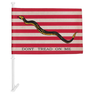 Vintage 1775 Style Navy Jack Car Flag