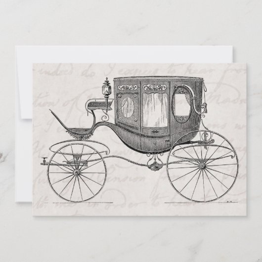 Vintage 1800s Carriage Horse Drawn Antique Buggy (Front)