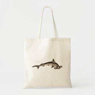 Vintage 1800s Hammerhead Shark Old Hammer Head Tote Bag
