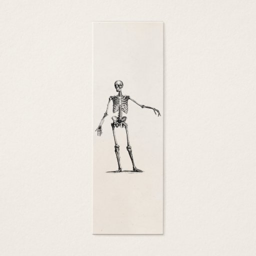 Customizable Vintage 1800s Skeleton Retro Anatomy Skeletons Business Card