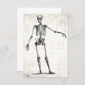 Vintage 1800s Skeleton Retro Skeletons Anatomy (Front/Back)