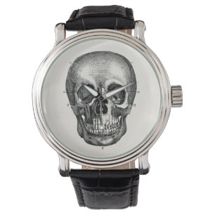Vintage 1800s Skull Retro Skulls Skeleton Watch