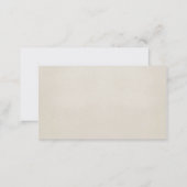 Vintage 1817 Parchment Paper Template Blank Business Card (Front/Back)