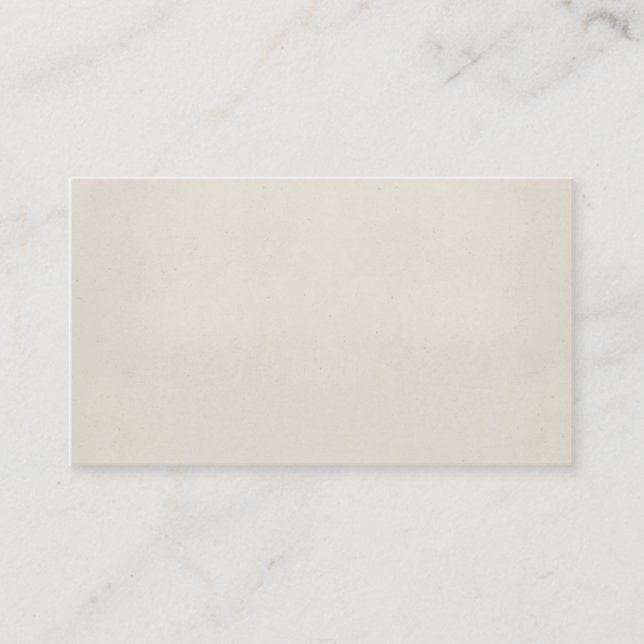 Vintage 1817 Parchment Paper Template Blank Business Card (Front)
