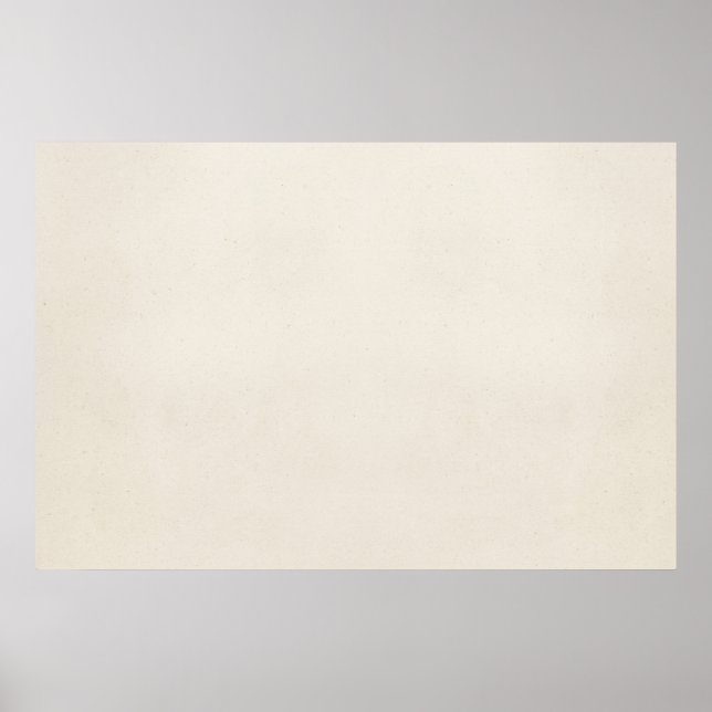 Vintage 1817 Parchment Paper Template Blank Poster (Front)