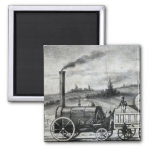 Vintage 1831 Rail Train Bookmark Magnet