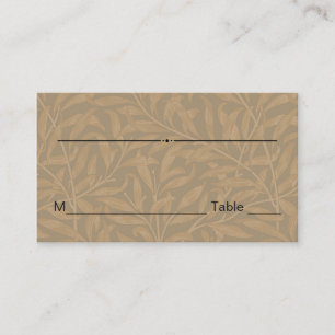 Vintage 1844 Victorian Wedding Illustration Place Card
