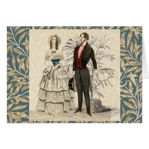 Vintage 1844 Victorian Wedding marriage Artwork