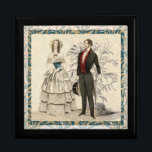 Vintage 1844 Victorian Wedding marriage Artwork Gift Box<br><div class="desc">William Morris and Wedding couple - An antique image of a bride and groom from 1844. Graphic art design drawing artwork.</div>