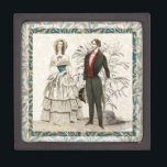 Vintage 1844 Victorian Wedding marriage Artwork Gift Box<br><div class="desc">William Morris and Wedding couple - An antique image of a bride and groom from 1844. Graphic art design drawing artwork.</div>