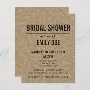 Vintage 1844 Victorian Wedding marriage Artwork Invitation