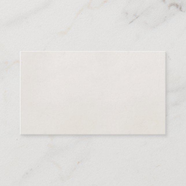 Vintage 1850 Parchment Paper Template Blank Business Card (Front)