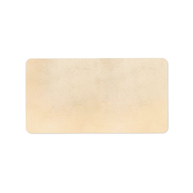 Vintage 1850 Parchment Paper Template Blank Label (Front)