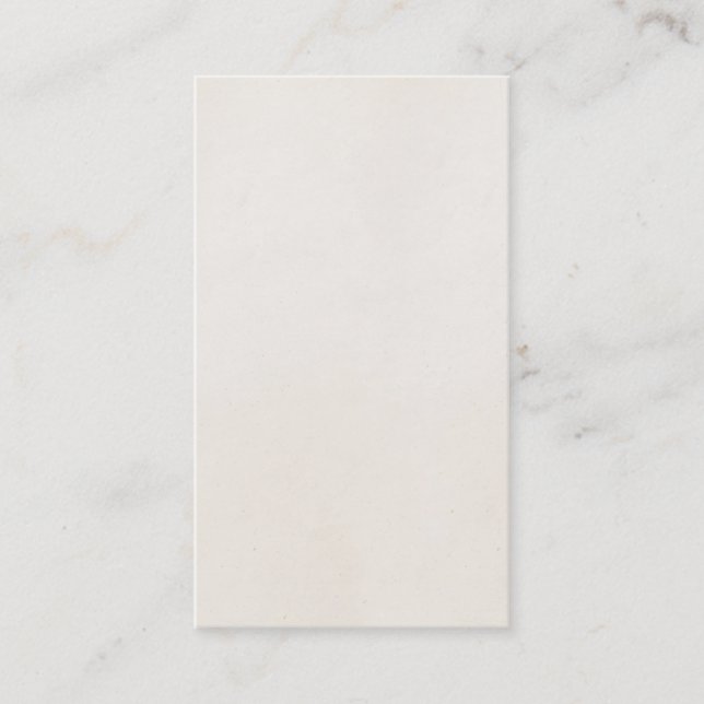 Vintage 1850s Antique Paper Template Blank Business Card (Front)