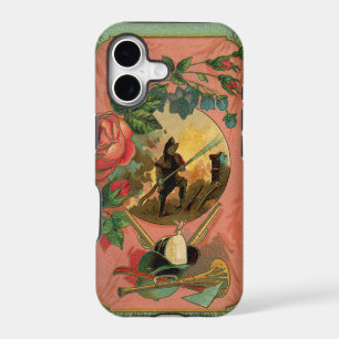 Vintage 1880's Fireman Firefighter Artwork iPhone 17 Case