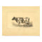 Vintage 1888 Cow Print