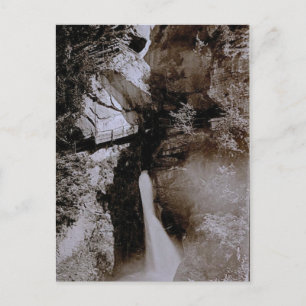 Vintage, 1890, Trummelbach Falls, Lauterbrunnen Postcard