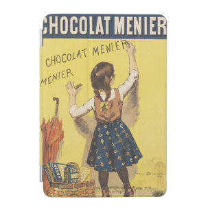 Vintage 1892 Chocolat Menier French Girl Art iPad Mini Cover