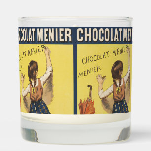 Vintage 1892 Chocolat Menier French Girl Art Scented Candle