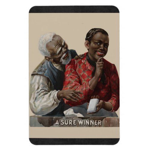 Vintage 1895 Cigar Ad African American Magnet