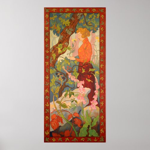 Vintage 1899 Digitales by Paul Ranson Poster